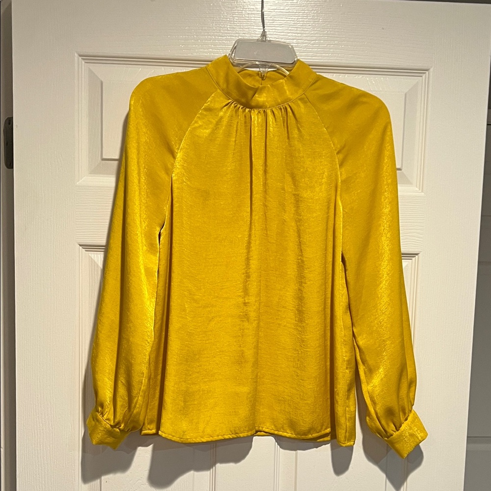 Banana Republic Golden Yellow Blouse